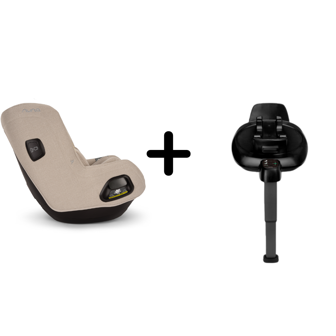 Nuna set scaun auto rotativ i-Size TODL next + Baza isofix BASE next i-Size, Biscotti Imagine secundară a produsului