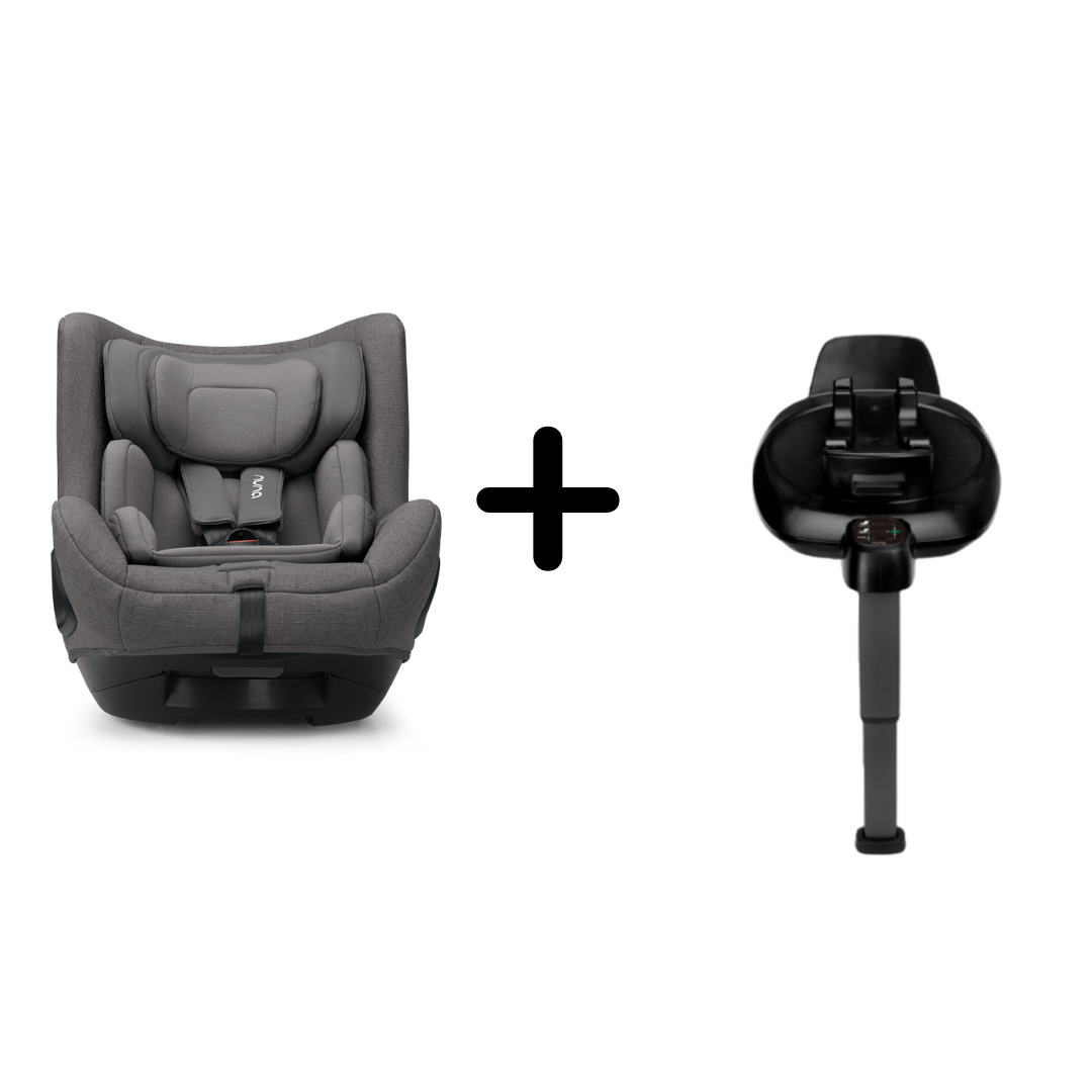 Nuna set scaun auto rotativ i-Size TODL next + Baza isofix BASE next i-Size, Granite Imagine principală a produsului