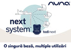 Nuna set scaun auto rotativ i-Size TODL next + Baza isofix BASE next i-Size