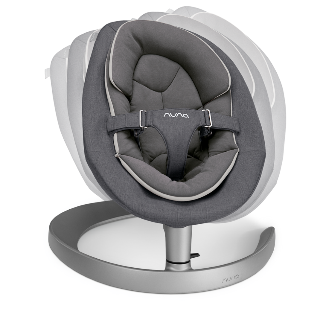 Nuna sezlong balansoar Leaf Grow fara bara de jucarii 0m+ Granite