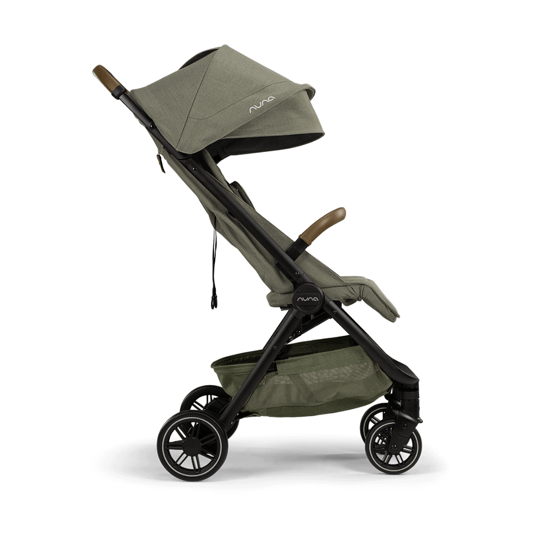 Nuna carucior ultracompact cu pliere automata TRVL 0m+, Pine Imagine secundară a produsului
