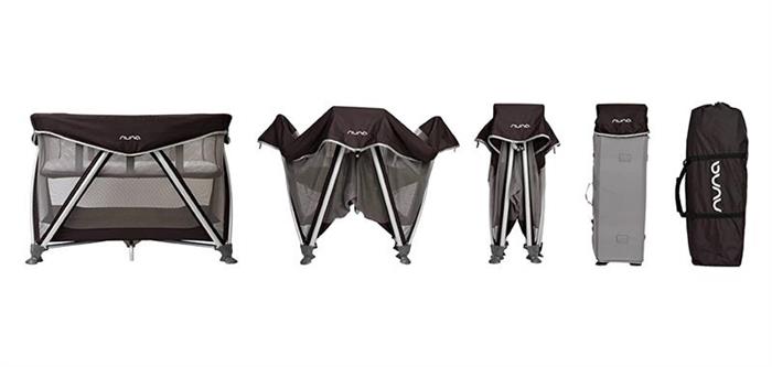 Nuna patut pliabil Sena 0m+ Black/Silver 03