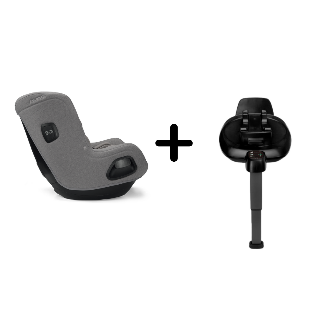 Nuna set scaun auto rotativ i-Size TODL next + Baza isofix BASE next i-Size, Frost Imagine secundară a produsului
