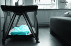 Nuna patut pliabil Sena 0m+ Black/Silveri 09
