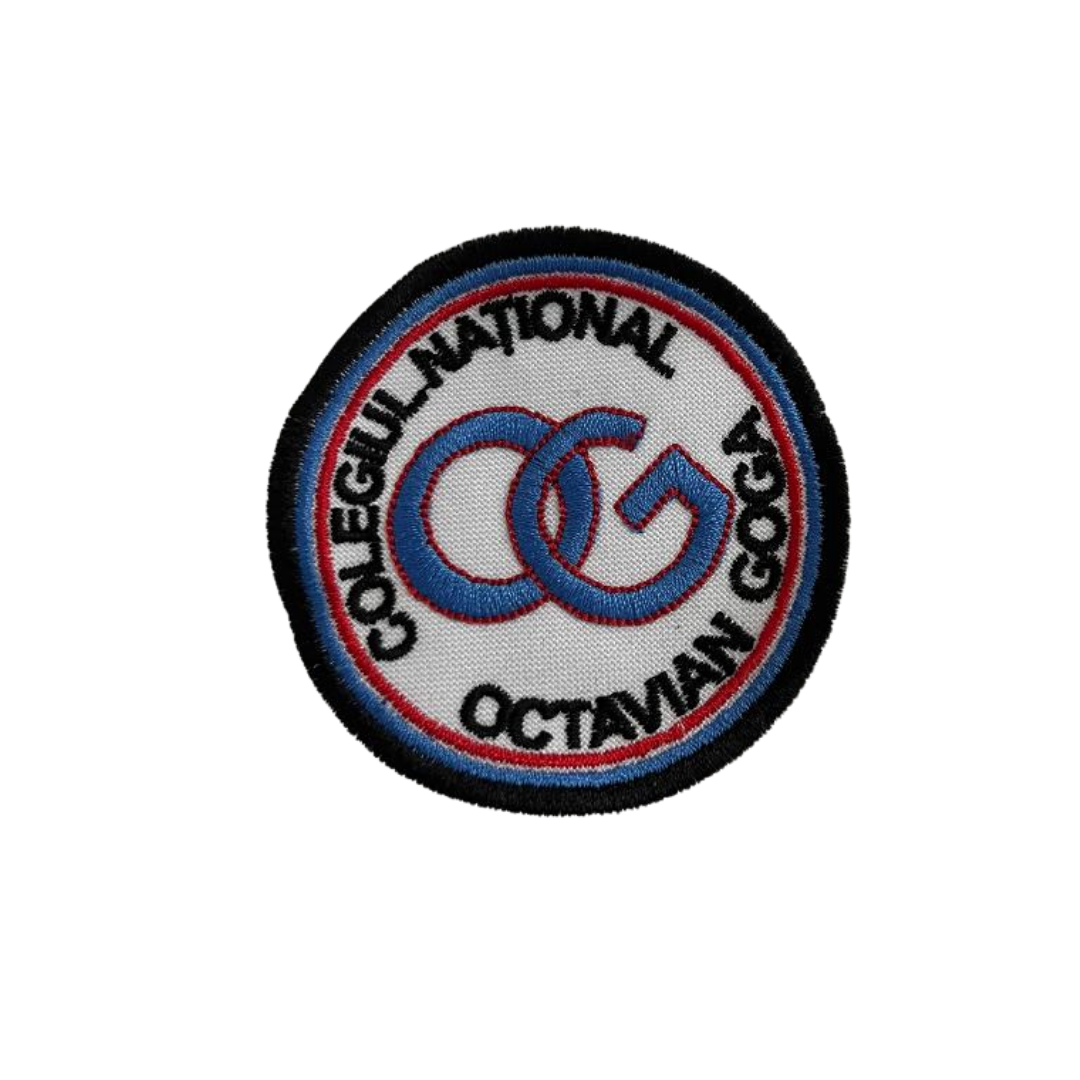 Uniforma emlema brodata pentru Colegiul National Octavian Goga Marghita