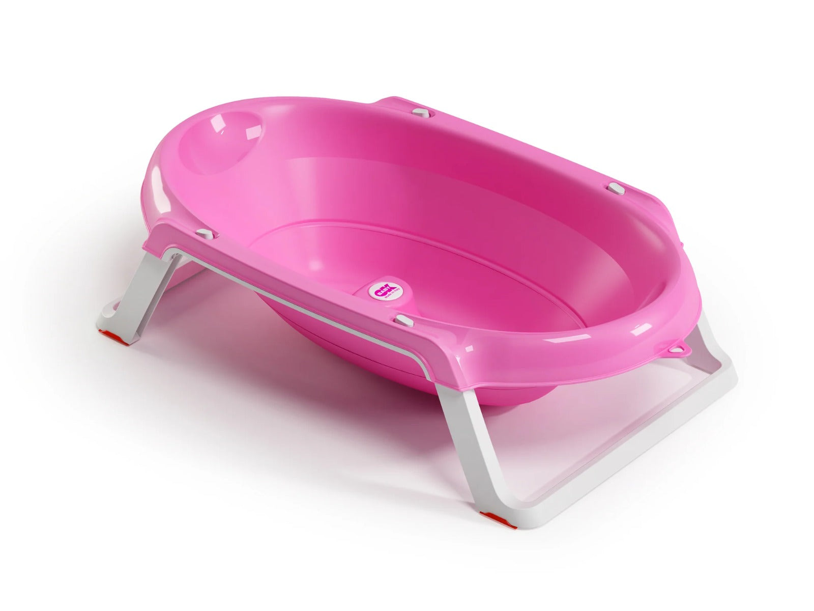 OK Baby Cadita de baie Onda Slim 0-12 luni, roz inchis Imagine principală a produsului