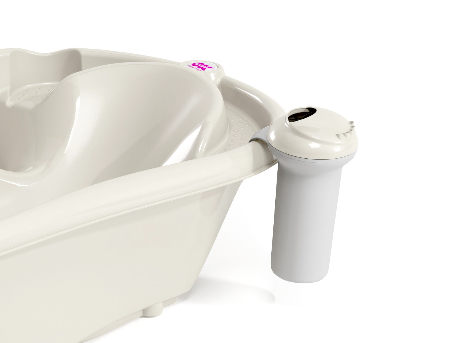 OK Baby dus clatire Splash 6m+ Alb