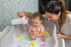 OK Baby dus clatire Splash 6m+ Alb