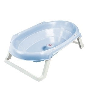 OK Baby Cadita de baie Onda Slim 0-12 luni, bleu OK895-55