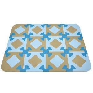 OK Baby covor de joaca 103,5 x 138 cm 0m+ albastru OK899-33