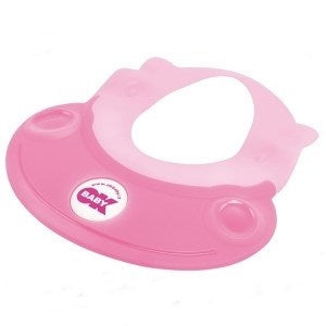 OK Baby Protectie pentru ochi si urechi Hippo 8m+, roz inchis