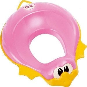 OK Baby reductor toaleta Ducka 18m+, Roz inchis OK785-66