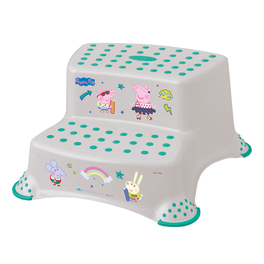 Okt Kids inaltator dublu pentru baie 12m+ Peppa Pig, Grey