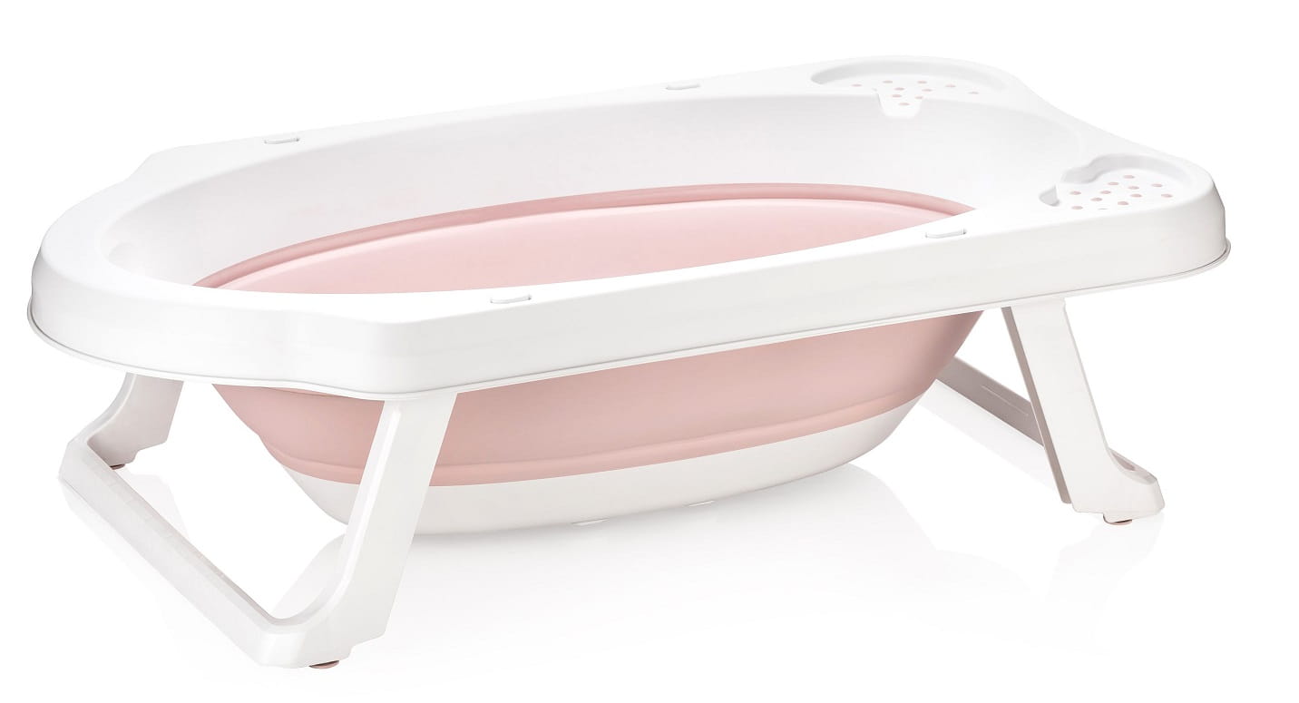OktKids cadita pliabila Maja 0-12 luni, Nordic Pink Imagine principală a produsului