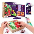 Okto set creatie Wood&Craft Little Worlds 21x21 cm 8 ani+ Mommy Troll