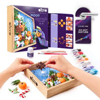 Okto set creatie Wood&Craft Succulents 21x21 cm 14 ani+ Joy