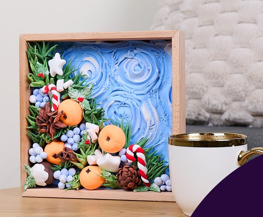 Okto set creatie Wood&Craft Succulents 21x21 cm 14 ani+ Joy