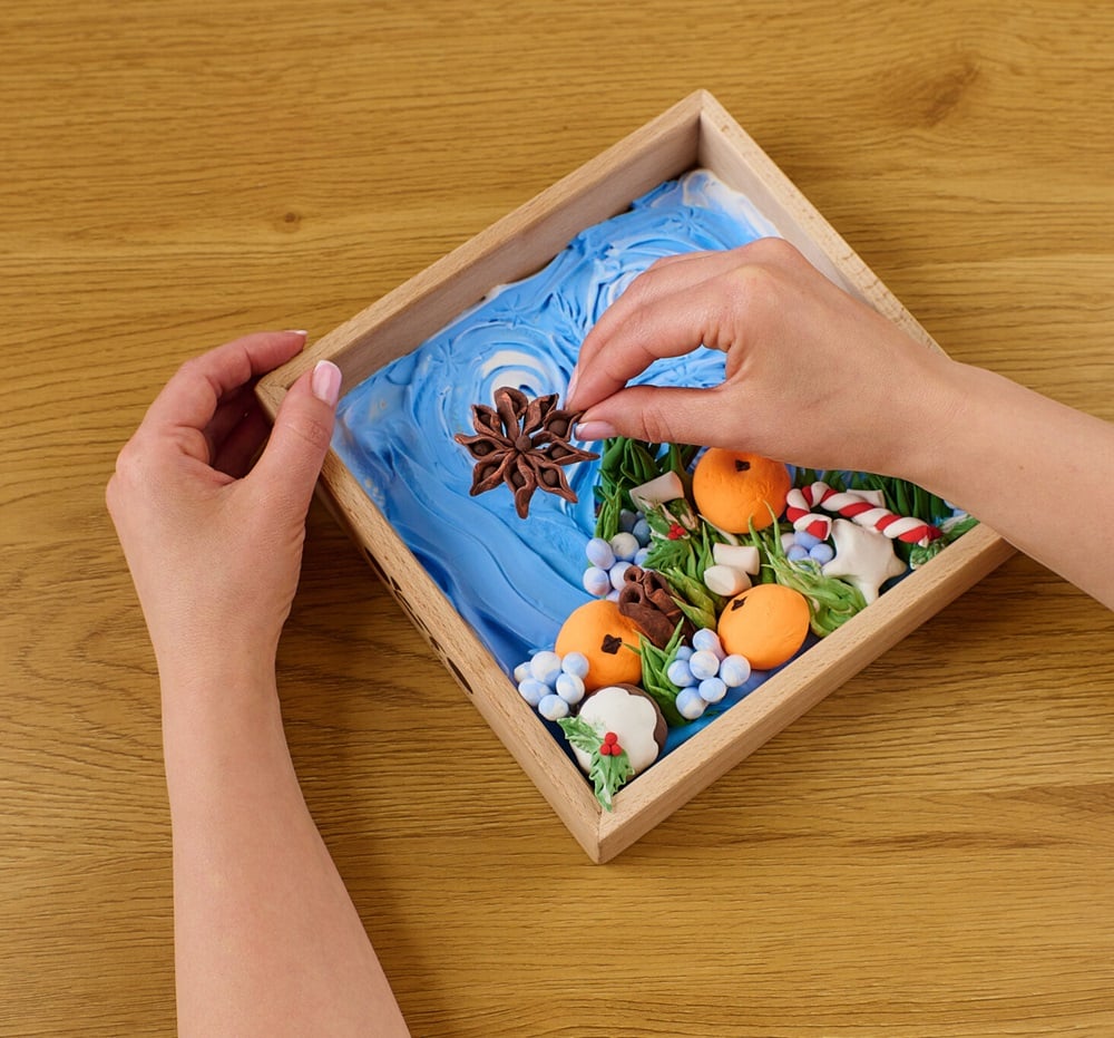 Okto set creatie Wood&Craft Succulents 21x21 cm 14 ani+ Joy