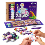 Okto set de creatie Air Clay 24 de culori 5 ani+ White&Pastel