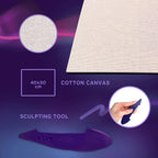 Okto set pictura 3D cu argila usoara  30x40 cm 14 ani+ Fishes