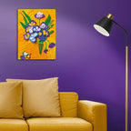 Okto set pictura 3D cu argila usoara  30x40 cm 14 ani+ Irises