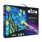 Okto set pictura 3D cu argila usoara  30x40 cm 14 ani+ Starry Night