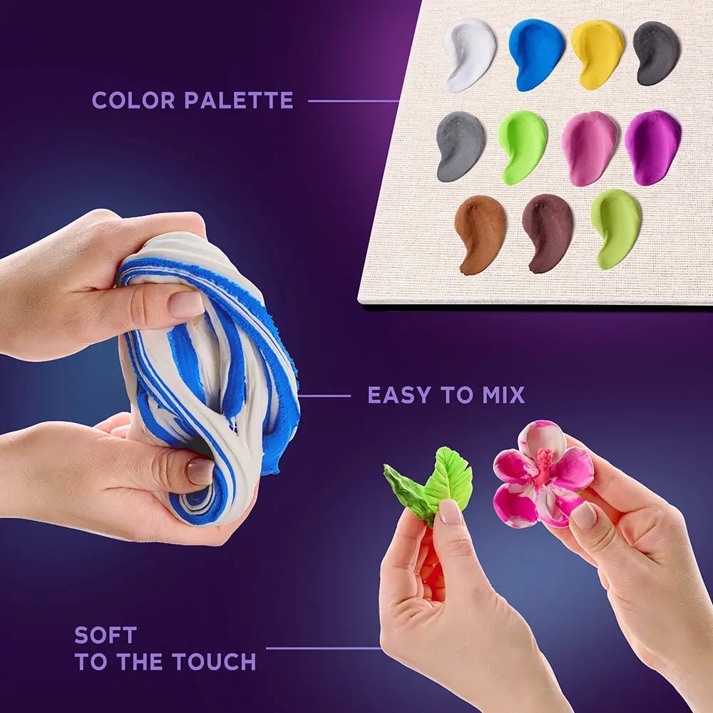 Okto set pictura 3D cu argila usoara Nature 14 ani+ Macaw