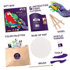 Okto set pictura 3D cu argila usoara Nature 14 ani+ Macaw