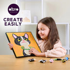 Okto set pictura cu argila usoara 29x29 cm 5 ani+ Cat
