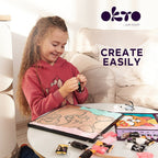 Okto set pictura cu argila usoara 29x29 cm 5 ani+ Fox