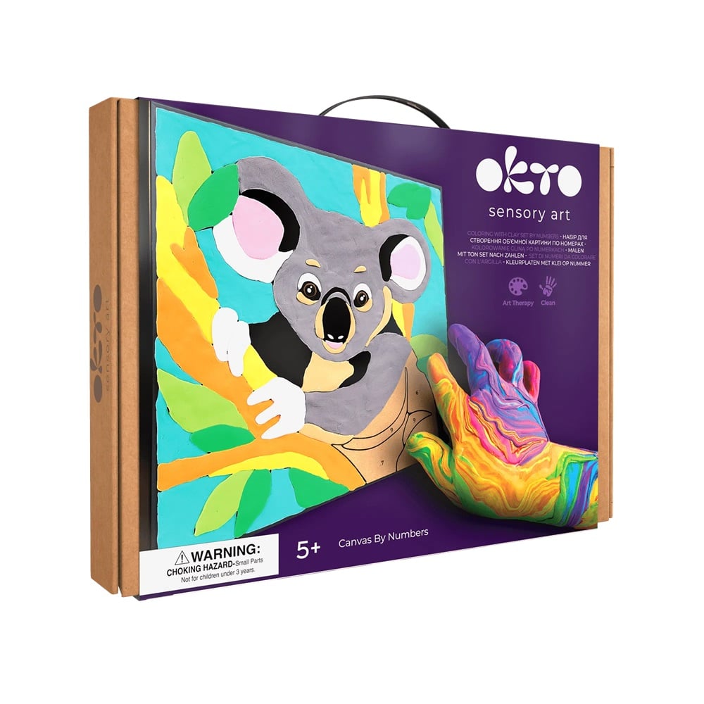 Okto set pictura cu argila usoara 29x29 cm  5 ani+ Koala Imagine principală a produsului