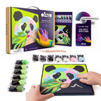 Okto set pictura cu argila usoara 29x29 cm 5 ani+ Panda