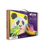 Okto set pictura cu argila usoara 29x29 cm 5 ani+ Panda