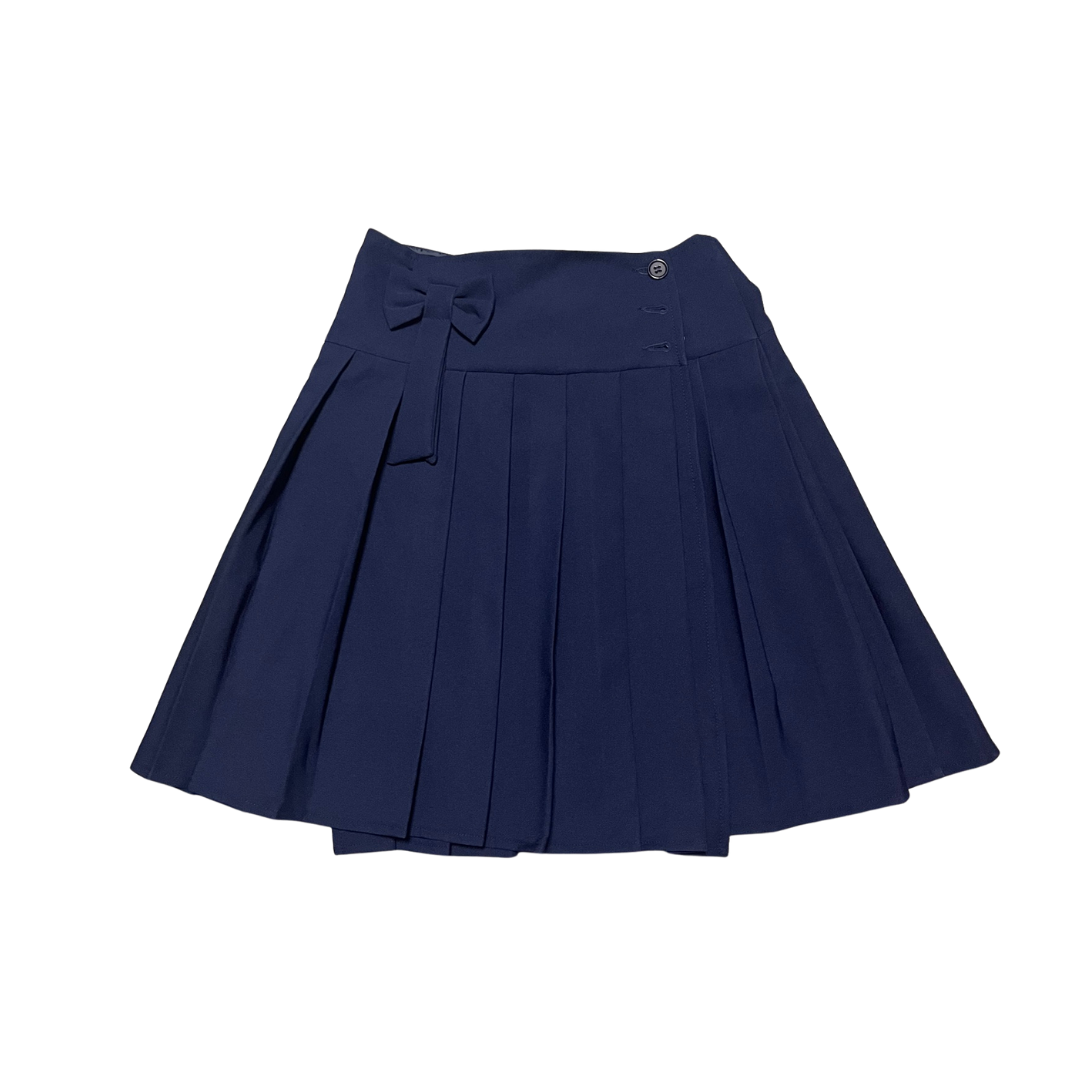 Uniforma fusta fete model OLIVIA 5-16 ani M1-M4 Blue