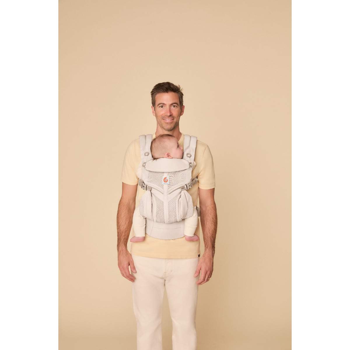 Ergobaby marsupiu Omni 360 (3,2 - 20 kg) 0-48 luni Mesh Natural Beige