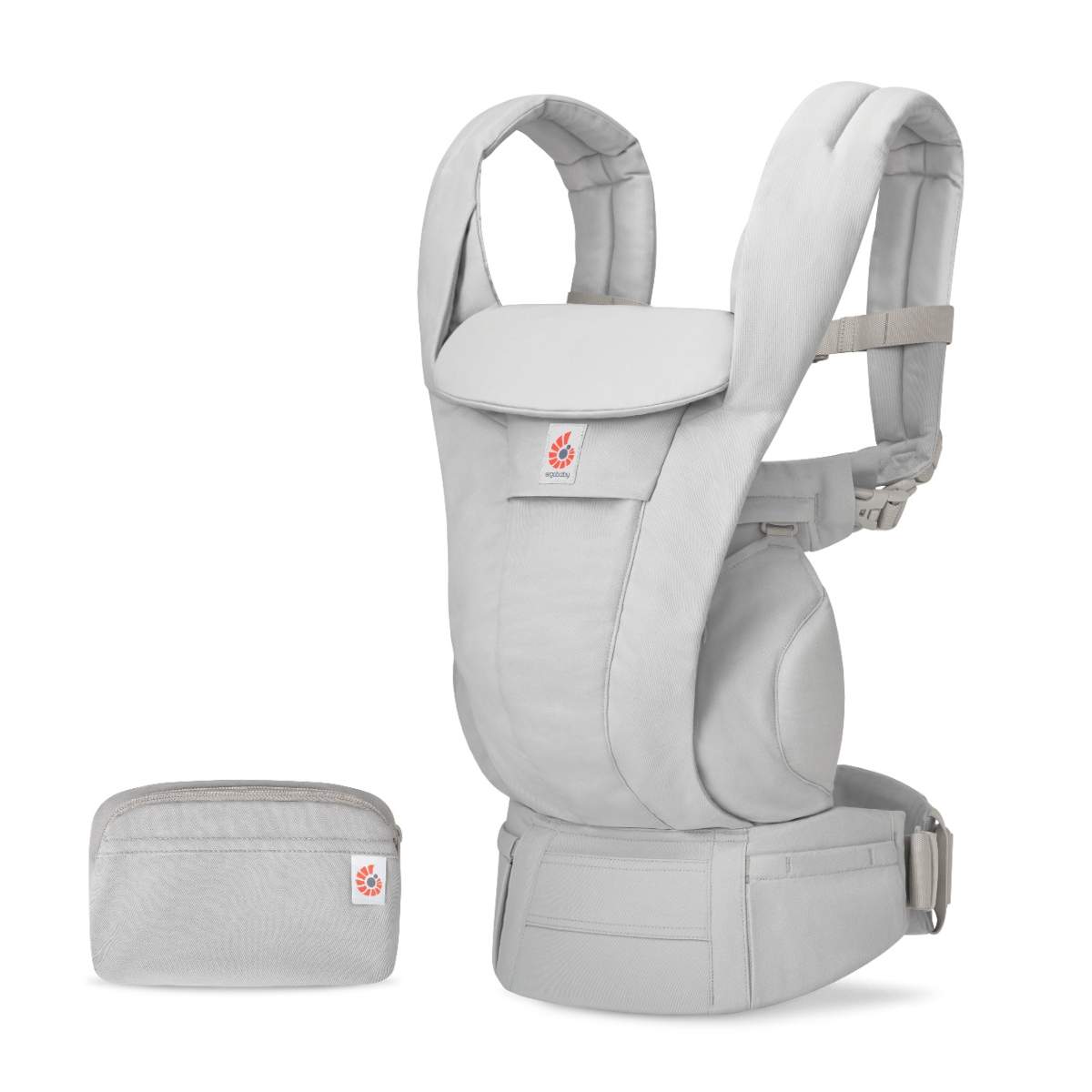 Ergobaby marsupiu Omni Deluxe 0-48 luni (3,2 - 20.40) kg Cotton Pearl Grey