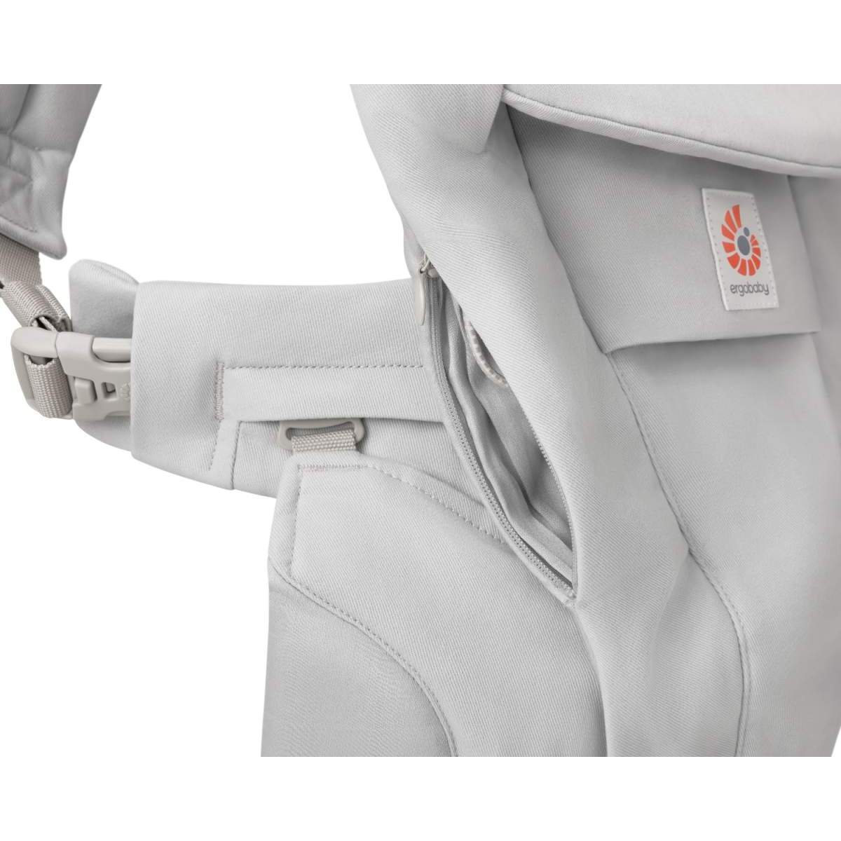 Ergobaby marsupiu Omni Deluxe 0-48 luni (3,2 - 20.40) kg Cotton Pearl Grey