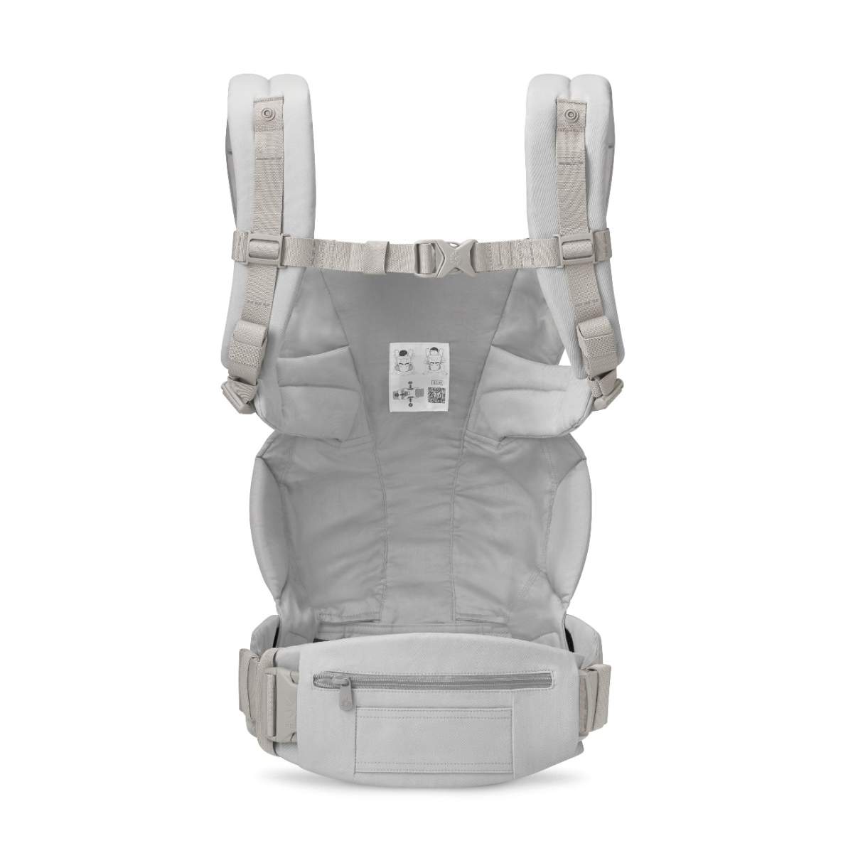 Ergobaby marsupiu Omni Deluxe 0-48 luni (3,2 - 20.40) kg Cotton Pearl Grey