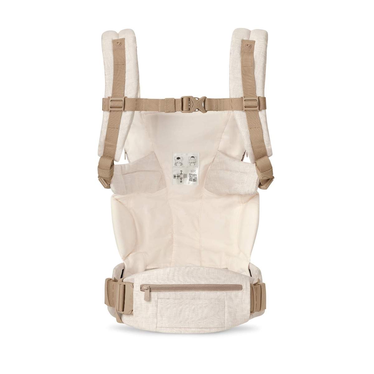 Ergobaby marsupiu Omni Deluxe 0-48 luni (3,2 - 20.40) kg Linen Natural