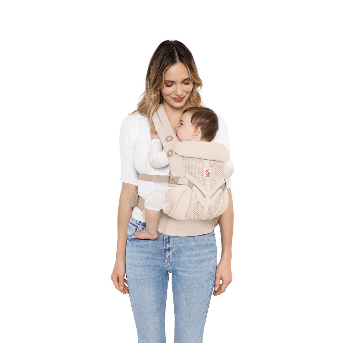 Ergobaby marsupiu Omni 360 (3,2 - 20 kg) 0-48 luni Mesh Natural Beige