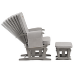 Onino fotoliu pentru alaptare cu suport de picioare CALM.me Classic Pearl Gray