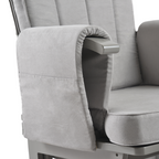 Onino fotoliu pentru alaptare cu suport de picioare CALM.me Classic Pearl Gray