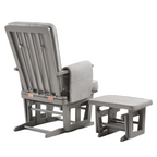 Onino fotoliu pentru alaptare cu suport de picioare CALM.me Classic Pearl Gray