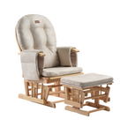 Onino fotoliu pentru alaptare cu suport de picioare CALM.me Natural Beige