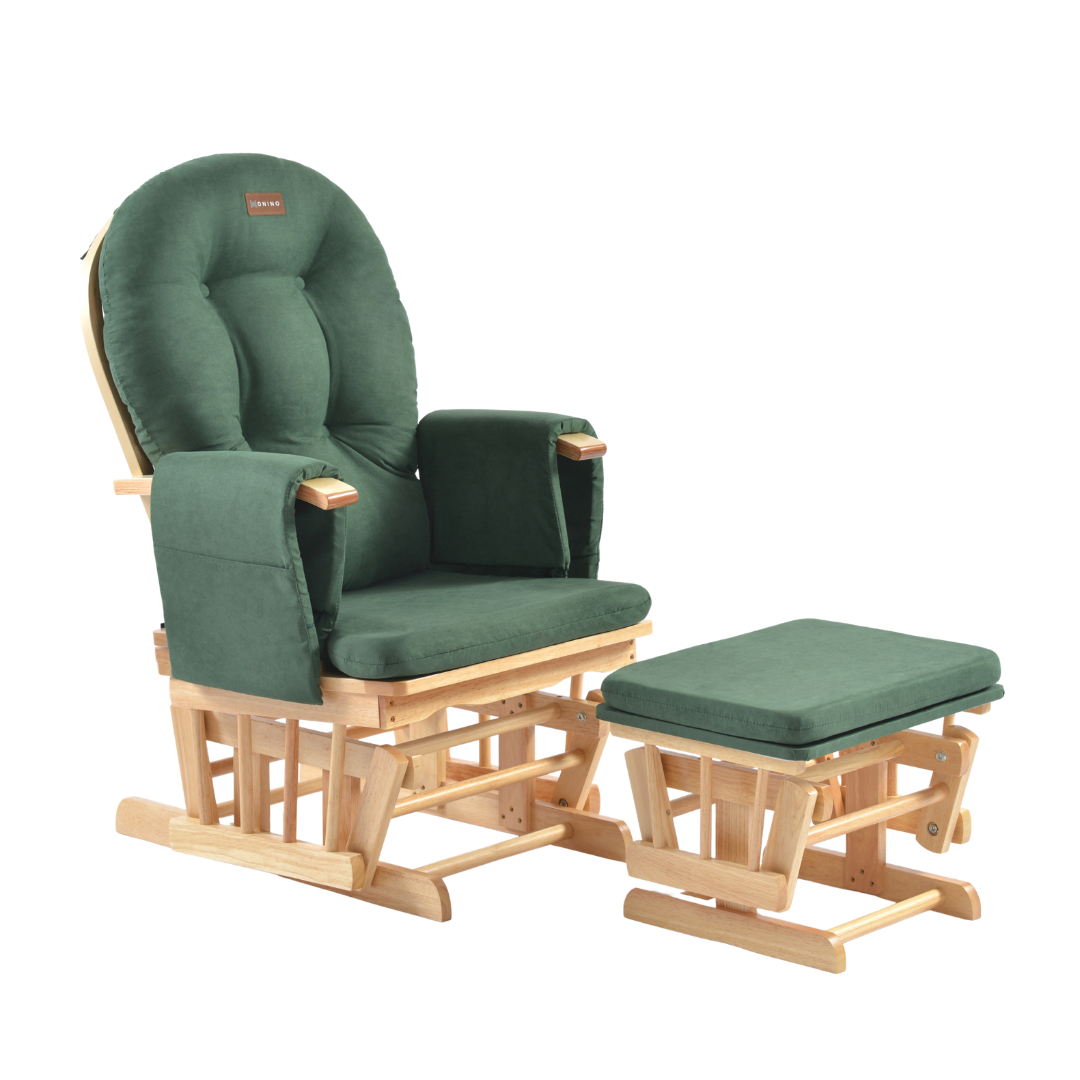Onino fotoliu pentru alaptare cu suport de picioare CALM.me Sapphire Green