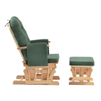 Onino fotoliu pentru alaptare cu suport de picioare CALM.me Sapphire Green