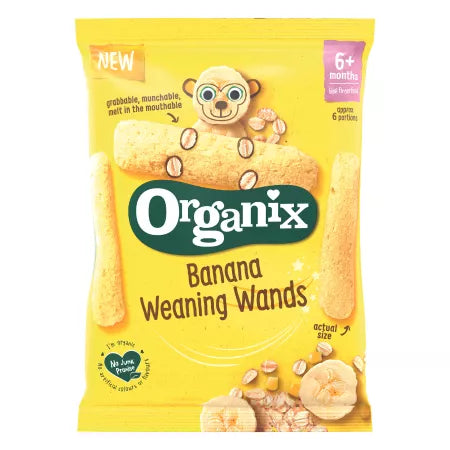 Organix bio baghete din porumb si ovaz cu banana 6 luni+ 25 g