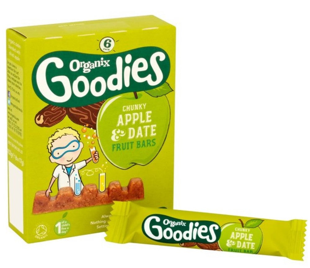 Organix Goodies batoane cu pasta de curmale si mere 02