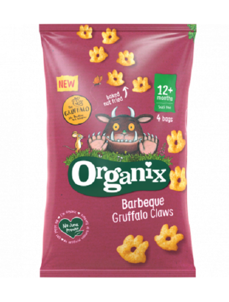 Organix Bio figurine din porumb cu barbeque Gruffalo 12m+, 60 g