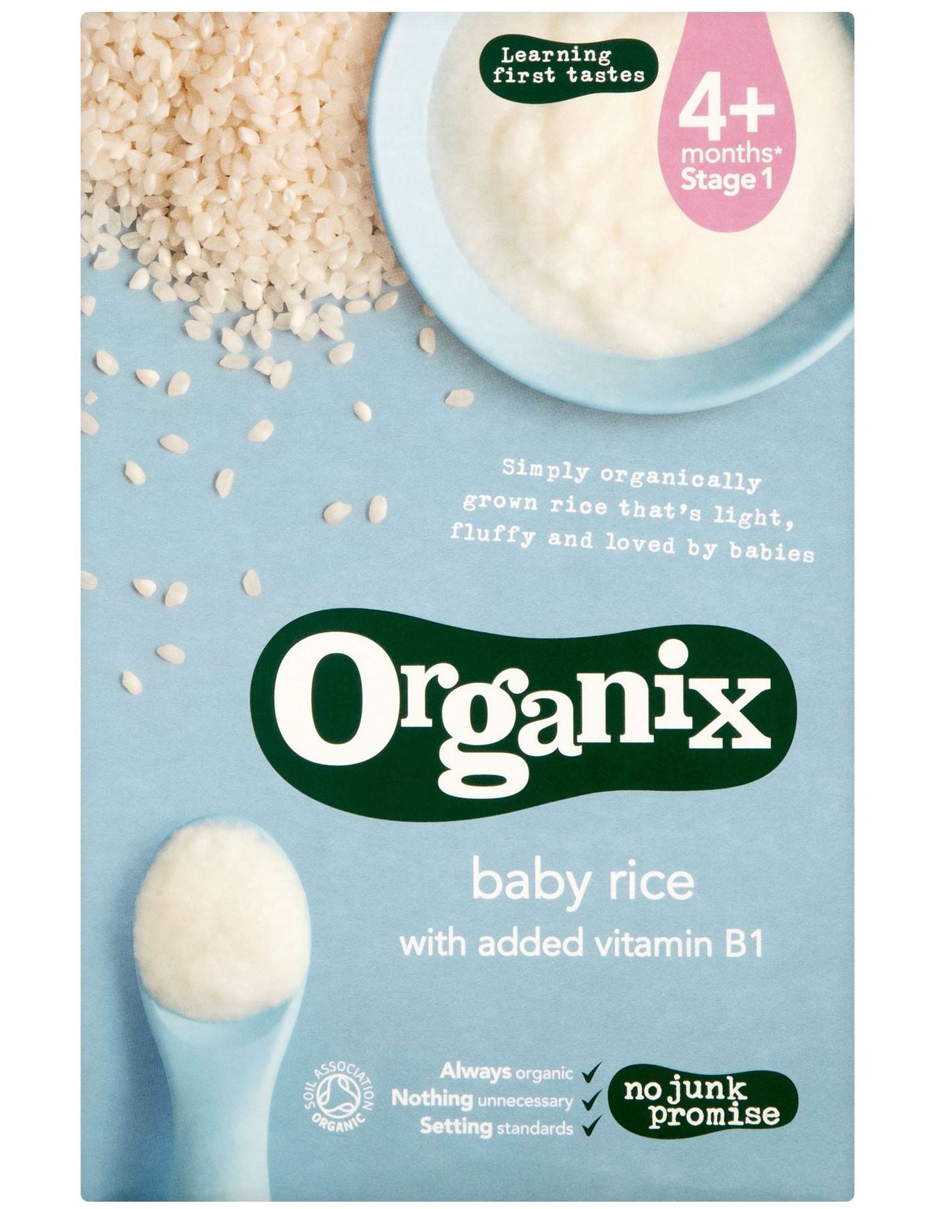 Organix cereale orez cu vitamina B1  01